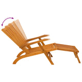 Reclining and Folding Sunlounger Folding 2 pcs Natural 3415407