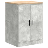 ZNTS Garage Storage Cabinet Concrete Grey 60x51x85 cm Solid Wood Pine 860574