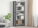 Book Cabinet 2 pcs Grey Sonoma 60 x 30 x 189.5 cm 3403001