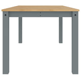 Dining Table PANAMA Grey 180x90x75 cm Solid Wood Pine 4005709