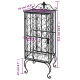 Wine Rack for 28 Bottles Metal 240937