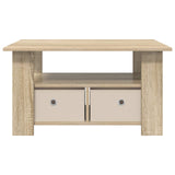 Coffee Table Sonoma Oak 77 x 55 x 42 cm Engineered Wood 8000414