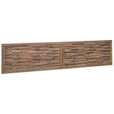 Bed Headboard Natural Solid Teak Wood 42024552