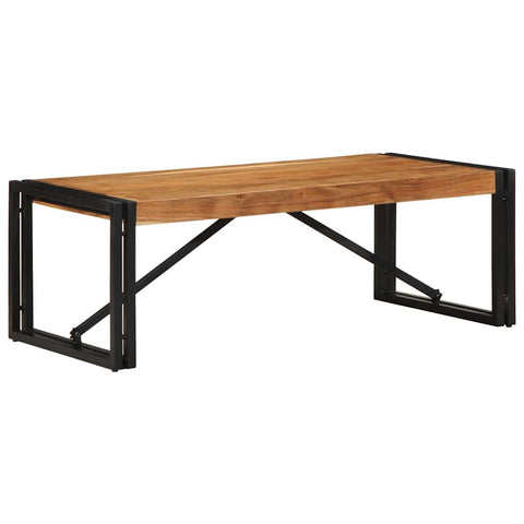 ZNTS Coffee Table 100x50x35 cm Solid Wood Acacia 4016675