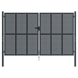 Garden Gate Anthracite 300x200 cm Steel 154570