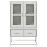 Highboard White 68x39x111.5 cm Steel 853367