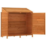 Garden Shed Brown 102x52x112 cm Solid Wood Fir 152185