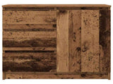 Sideboard with Drawer Old Wood 71x35x65 cm Engineered Wood 861578