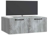 Wall-Mounted TV Cabinet Grey Sonoma 59.5 x 41 x 30 cm 898681