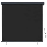 Roller Blind Anthracite 180 x 250 cm Fabric and Aluminum 362084