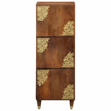 Highboard with Shelf Brown 40 x 33 x 110 cm Solid Mango Wood 4018765