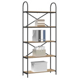 Bookshelf Artisan Oak 80 x 30 x 183 cm Engineered wood 879892
