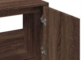 Sink Cabinet Brown Oak 63x29x55 cm Engineered Wood 848100