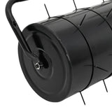Garden Lawn Roller Pull with Aerator Clamps 30 x 90 cm Steel 3422171