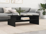 Coffee Table Black 90x55x42.5 cm Engineered Wood 834279