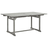 Garden Dining Table x100x75 cm Solid Acacia Wood 316573