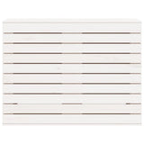 Laundry Basket White 88.5x44x66 cm Solid Wood Pine 832320