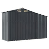 Garden Shed Anthracite 277x93x179 cm Galvanised Steel 364518