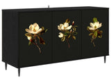 Sideboard BREMEN Black Oak 102 x 33 x 76 cm Engineered Wood 8006987