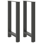 ZNTS Coffee Table Legs Anthracite 2 pcs 50x cm Steel 4013330