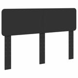 Bed Frame with Headboard Black 150 x 200 cm Engineered Wood 3412358