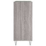 Record Cabinet Grey Sonoma 84.5x38x89 cm Engineered Wood 831778