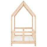 Kids Bed Frame 70x140 cm Solid Wood Pine 835721