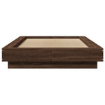 Bed Frame without Mattress Brown Oak 90x190 cm Single 3281244