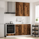 Kitchen Unit LYON 5 pcs Old Wood Engineered Wood 3438233