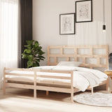 3101303 Bed Frame without Mattress Solid Wood 200x200 cm