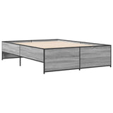 Bed Frame without Mattress Grey Sonoma 120x200 cm 3279895