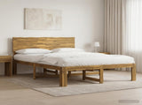 Double Bed Frame with Headboard ROSTOCK White 160 x 200 cm 3405421