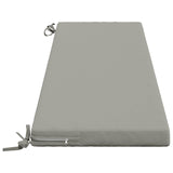 2-Piece Bench Cushions SOEST 2 pcs 100% Polyester Grey 949061