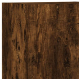 5 Piece TV Wall Units Smoked Oak Engineered Wood 3216543
