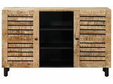 Storage Cabinets Natural 90 x 33 x 75 cm Solid Mango Wood 4018872
