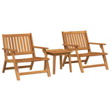 Outdoor Dining Set 3 pcs Brown Solid Acacia wood 3214432