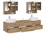 Bathroom Furniture Set 5 pcs Artisan Oak 3406886