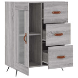 Sideboard Grey Sonoma 69.5x34x90 cm Engineered Wood 828018