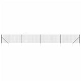 Wire Mesh Fence with Spike Anchors Anthracite 0.8x10 m 154256