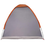 Camping Tent with Roof Grey and Orange 190 x 140 x 105 cm 42028629