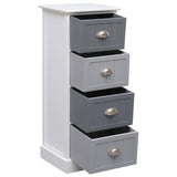 Side Cabinet 35x30x90 cm Paulownia Wood 284078