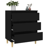 Sideboard Black 60x35x70 cm Engineered Wood 823041