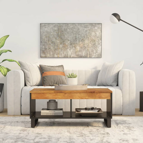 Coffee Table 90x50x40 cm Solid Wood Mango 352872