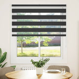 Zebra Blind Black 130x150 cm Fabric Width 125.9 cm Polyester 4014241