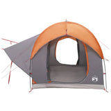 Car Tent Grey and Orange 239 x 210 x 210 cm Polyester and Steel 42028537