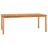 9 Piece Garden Dining Set Solid Wood Teak 3157192