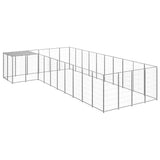 Dog Kennel Silver 13.31 m Steel 3082244