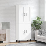Highboard White 69.5x34x180 cm Engineered Wood 3199577