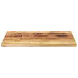 Table Top 70x60x1.5 cm Rectangular Solid Wood Rough Mango 371327