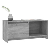 TV Cabinet Grey Sonoma 90x35x40 cm Engineered Wood 813018